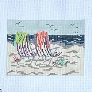 Beach Chairs with Towels