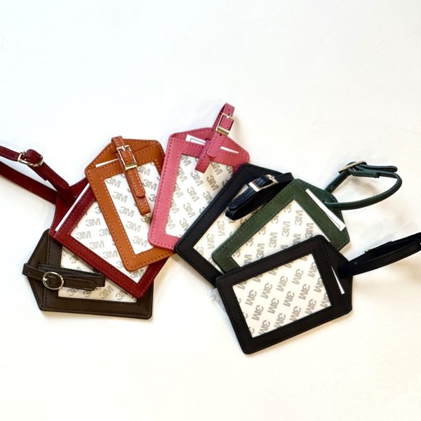 Leather Luggage Tags - Rectangle