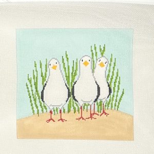 3 Standing Seagulls - 18