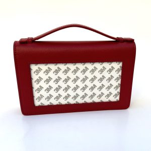 Everyday Leather Clutch Ruby Red