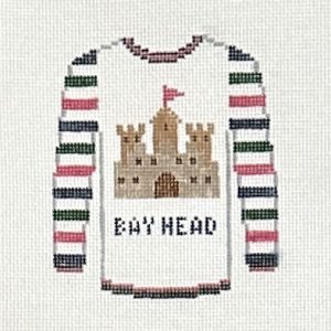 Bay Head Sweater Ornament with Sandcastle