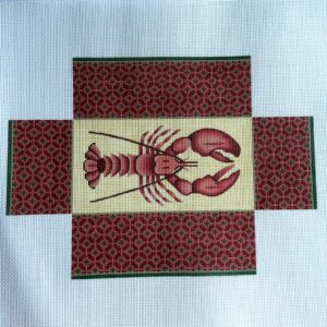 Lobster on Pale Yellow Brick