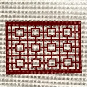 Geometric Square Red