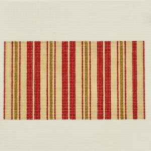 Red Ticking Needlepoint Eyeglass Case