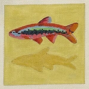 Fish on Yellow with Shadow