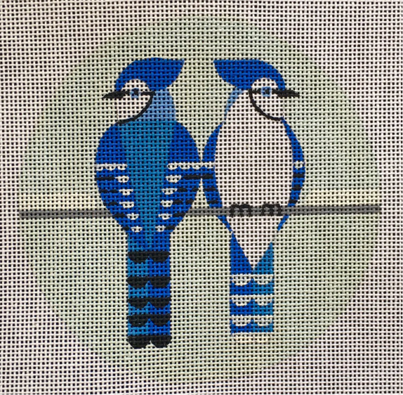 Two Blue Jays Ornament